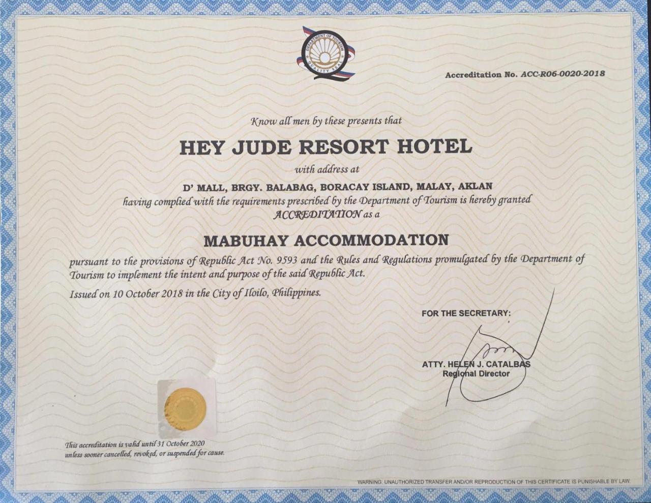 Hey Jude Resort Hotel Balabag  Ngoại thất bức ảnh